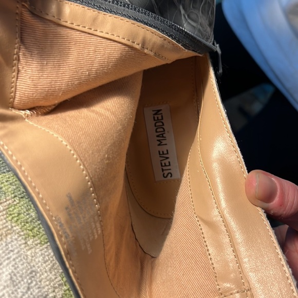 Steve Madden boots with heels Bluish gray alligator print Size 6.5 - Picture 9 of 9